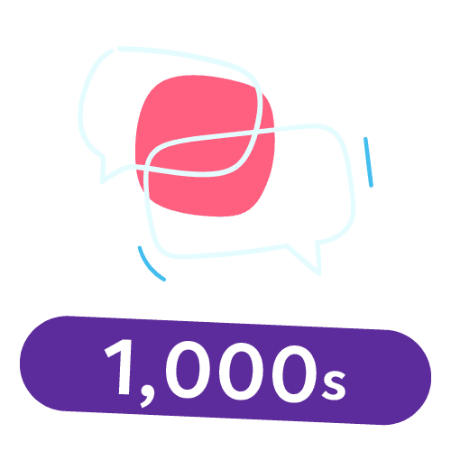 1000s of community connections